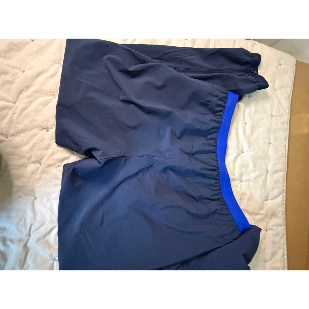 Nike Dri-Fit Running Pants Men L Navy Blue Athleisure Sports Gorpcore Stretch‎ - Picture 9 of 13